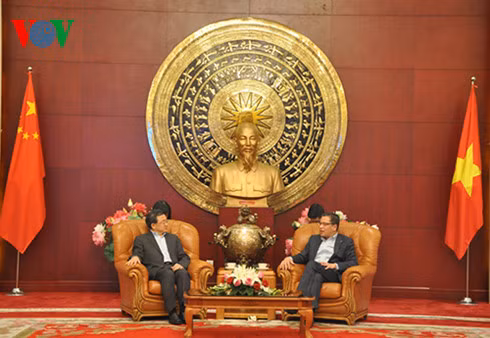 越南驻华大使馆与中国外交部举行友好交流活动 ảnh 1 越南驻华大使馆与中国外交部举行友好交流活动 ảnh 1