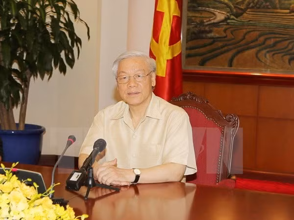 各国领导和政党向阮富仲总书记致贺电 ảnh 1