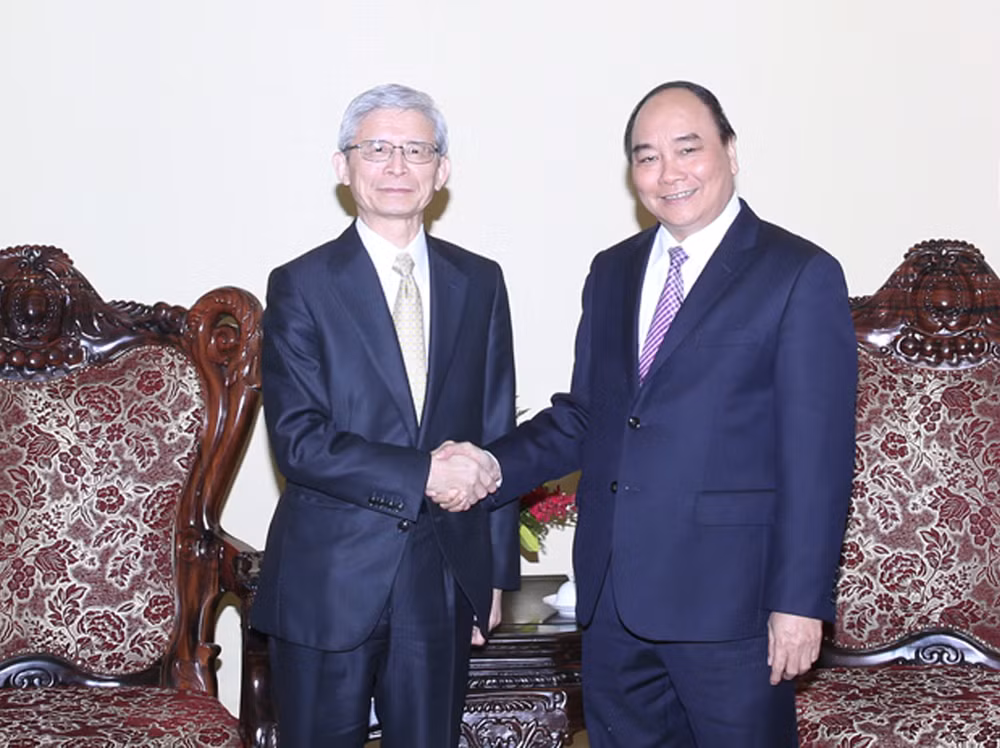 阮春福副总理会见丰田集团执行副总裁小田邦彦 ảnh 1 阮春福副总理会见丰田集团执行副总裁小田邦彦 ảnh 1