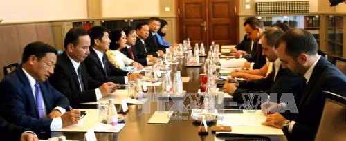 越共中央民运部部长张氏梅访问匈牙利 ảnh 2