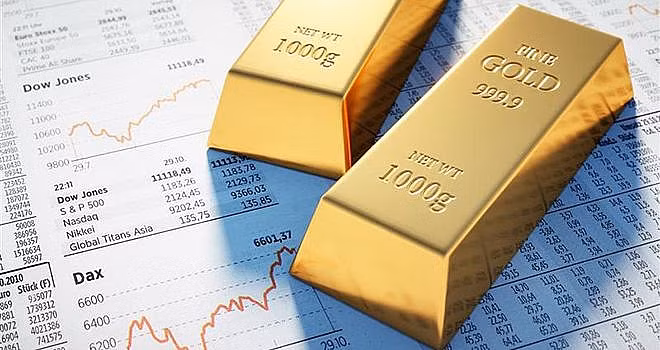 27日上午越南国内黄金价格保持在5500万越盾/两区间 ảnh 1