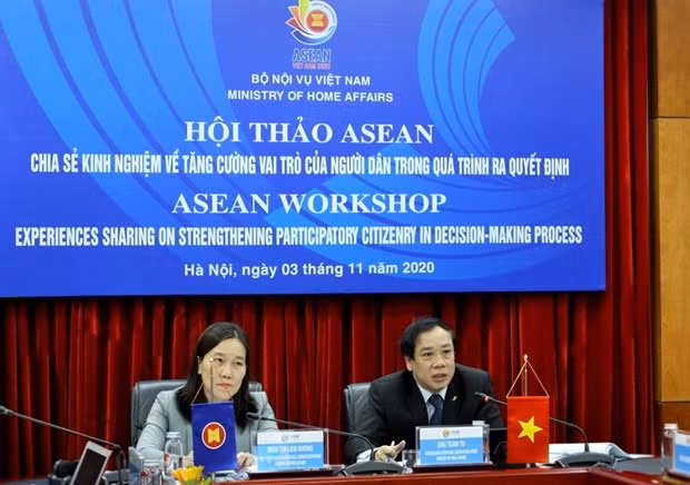 ASEAN 2020: 互相分享关于加强人民在决策过程中的作用的经验 ảnh 1
