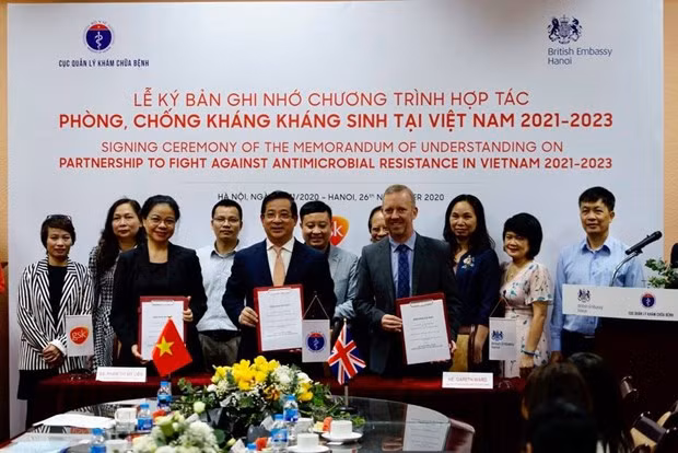 越南与英国在抗生素耐药性领域展开合作 ảnh 1 越南与英国在抗生素耐药性领域展开合作 ảnh 1