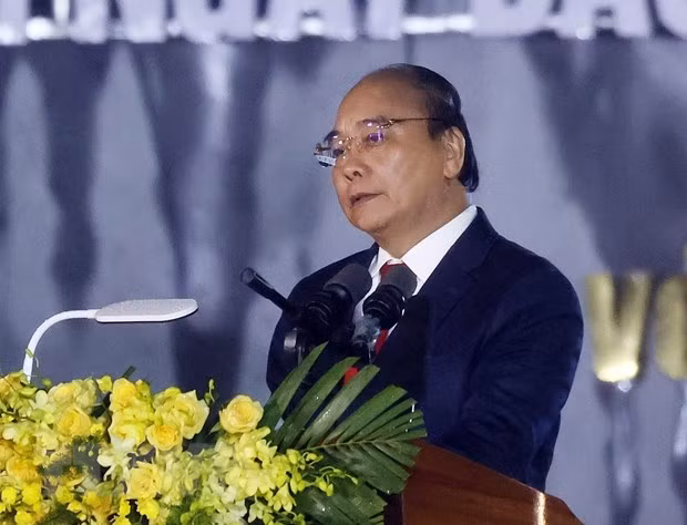 越南国家主席阮春福出席胡伯伯探访广平省65周年纪念典礼 ảnh 1 越南国家主席阮春福出席胡伯伯探访广平省65周年纪念典礼 ảnh 1
