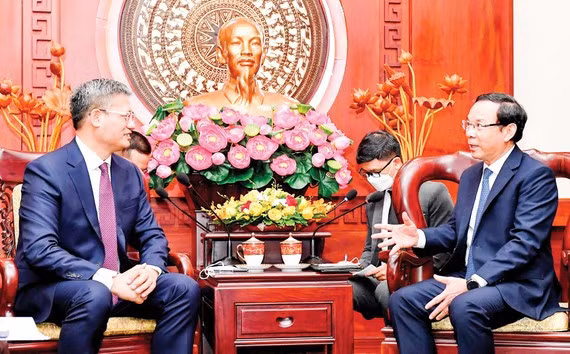 加强胡志明市与中国各地的合作 ảnh 1 加强胡志明市与中国各地的合作 ảnh 1