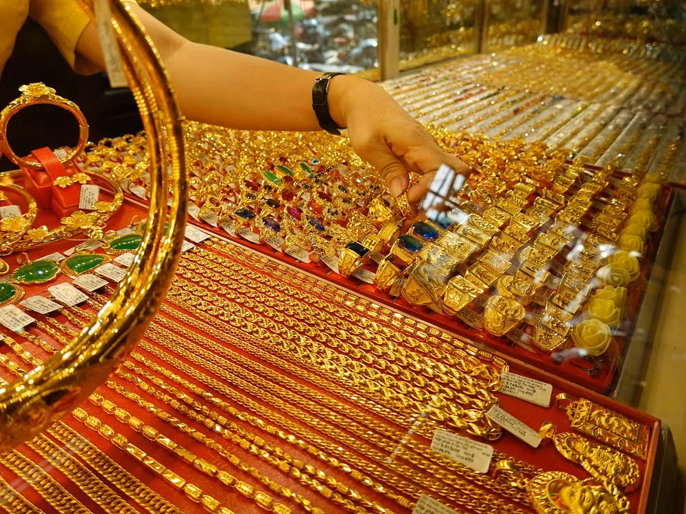 6月27日越南国内黄金价格上涨5万越盾 ảnh 1