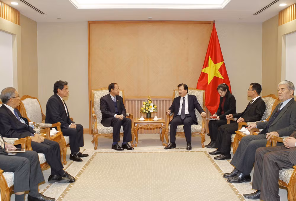 越南政府副总理郑廷勇会见缅甸-越南友好协会主席 ảnh 2