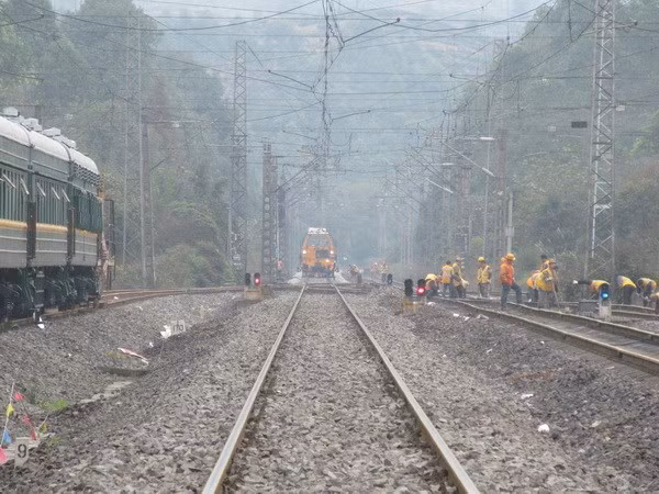 中国面向东南亚主通道广西防城港至东兴铁路开工建设 ảnh 1