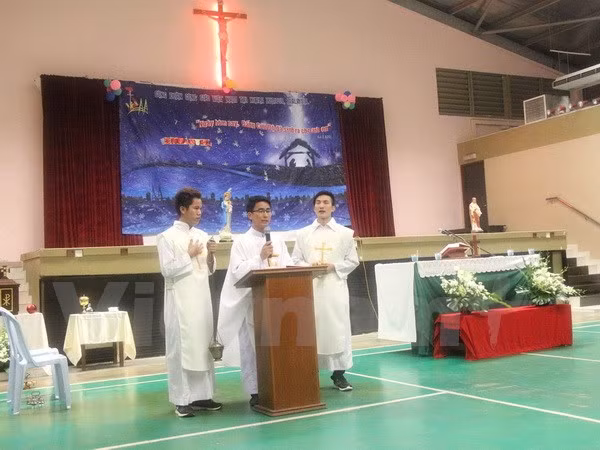 旅居马来西亚越南天主教徒共同庆祝2017年圣诞节 ảnh 1