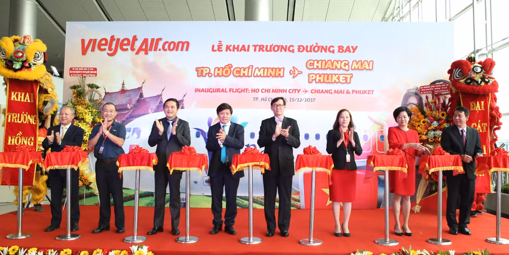 越捷航空公司开通胡志明市至泰国普吉岛和清迈两条新航线 ảnh 1