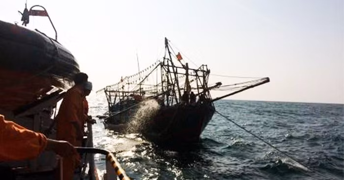 巴地头顿省：将海上受伤的海外水手安全送上岸救治 ảnh 1