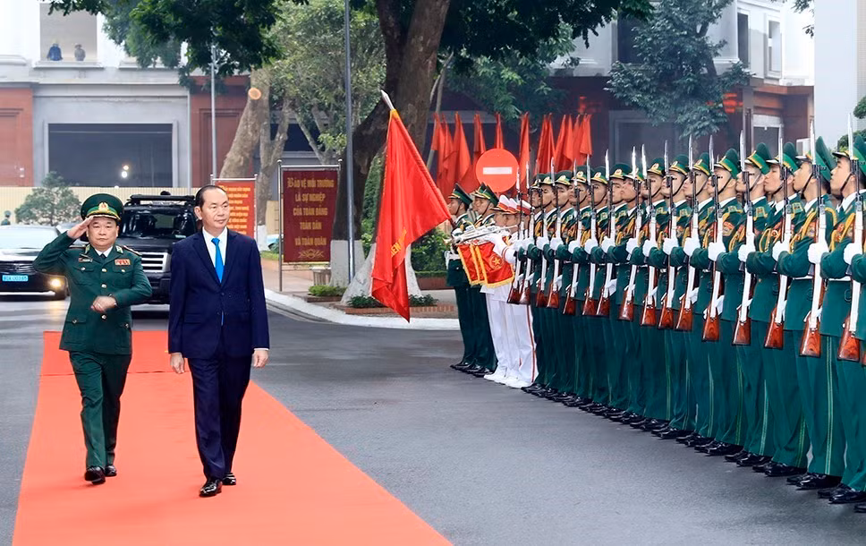 国家主席陈大光：边防部队需在捍卫国家主权边界及岛屿安全中发挥核心作用 ảnh 3