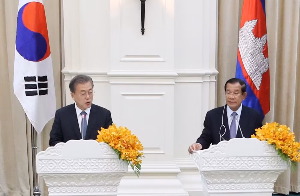 韩国承诺与柬埔寨扩大合作 ảnh 1