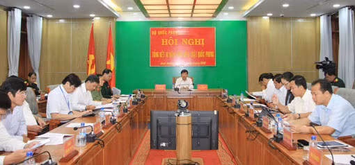 越南《国防法》10年执行情况总结视频会议在河内举行 ảnh 1 越南《国防法》10年执行情况总结视频会议在河内举行 ảnh 1