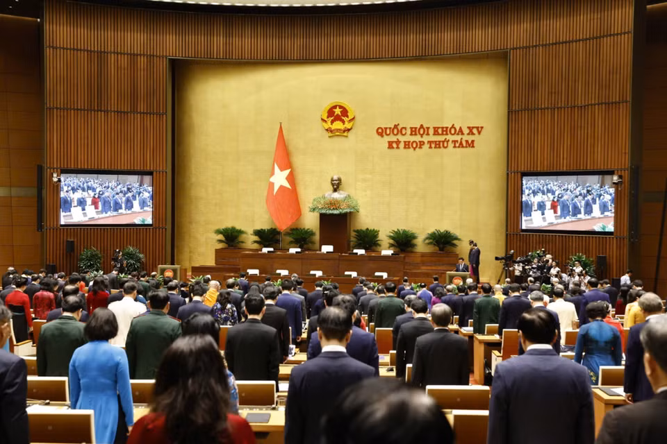越南第十五届国会第八次会议隆重开幕。图自越通社