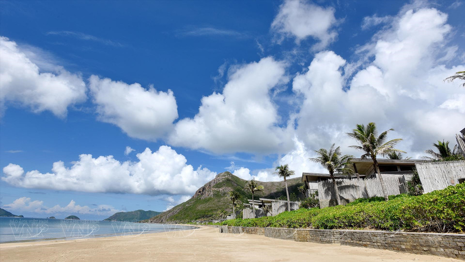 昆岛六善豪华度假村的风格贴近大自然。越通社/越南画报记者 黎明 摄