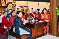 "连接东盟人民"文化交流活动在胡志明市锐心茶文化空间举行。图自胡志明市委门户网站