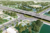 胡志明市-木牌高速公路效果图。图自互联网