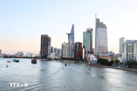 胡志明市的一角。图自越通社