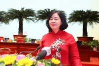 越南祖国阵线中央委员会主席裴氏明怀。图自越通社