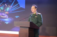 越南人民军广播电视中心主任范文秀少将。图自越通社