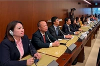 南常驻联合国、世界贸易组织及日内瓦其他国际组织代表团。图自越通社