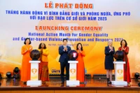 “性别平等与防止性别暴力行动月”正式启动。图自越通社