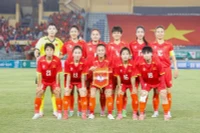 越南女足稳居亚洲第六。图片来源：越南足联