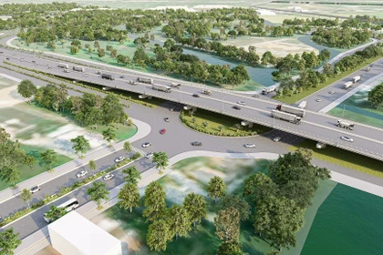 胡志明市-木牌高速公路效果图。图自互联网