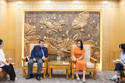 会见现场。图自工贸部