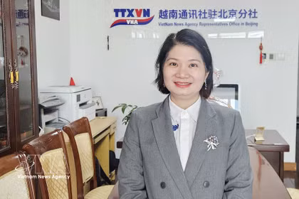 广东越粤商旅服务有限公司总经理范氏清鸾。图自越通社