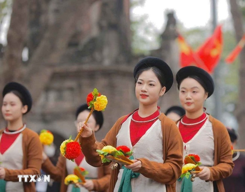 发展越南文化、越南人是国家可持续发展的精神基石和内生动力。图自越通社 