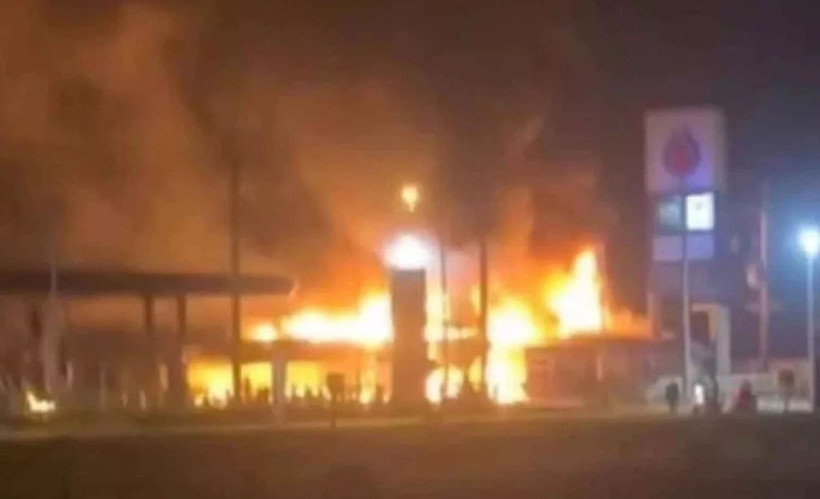 泰国南部一家加油站发生炸弹爆炸。图片来源：bangkokpost.com