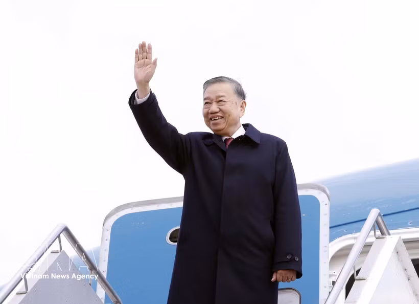 越共中央总书记、国家主席苏林圆满结束对澳大利亚的国事访问。图自越通社