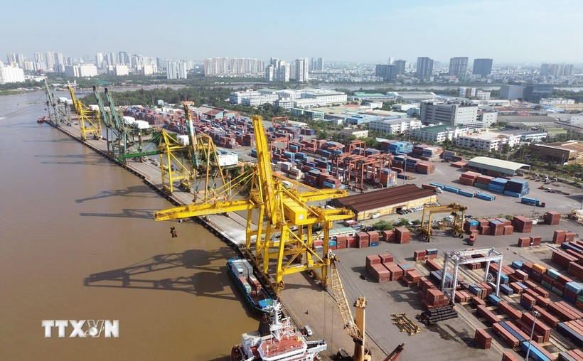 西贡港股份公司的新顺港。图自越通社