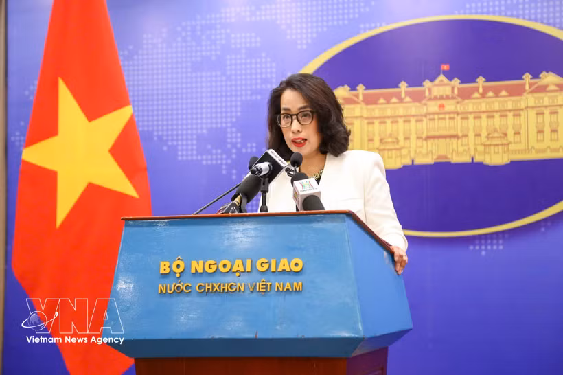 越南外交部发言人范秋姮。图自越通社
