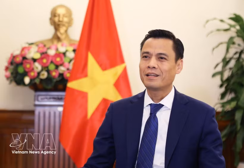 越南外交部副部长、东盟高官会越南代表团团长邓黄江。图自越通社