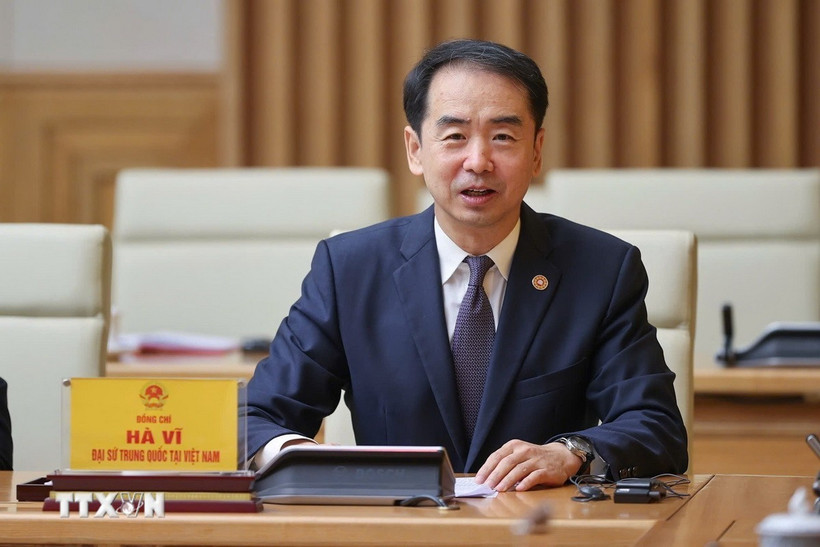 中国驻越南大使何炜。图自越通社