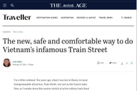 澳大利亚《时代报》网站刊登了作家朱莉·米勒（Julie Miller）撰写关于在越南体验“河内五城门”旅游列车的文章。图自越通社