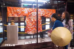 顺化向公众展出珍贵宫廷文物 图自越通社