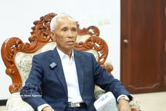 老挝人民革命党中央政治局委员、中央宣传部部长坎潘·培亚冯 图自越通社
