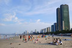 越南中部旅游城市岘港迎来2026年暑期旅游旺季 图自越通社