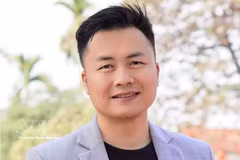 越南澳大利亚知识分子和专家协会（VASEA）新南威尔士州分会主席、人工智能（AI）专家、ANSCENTER公司创始人兼首席执行官阮俊义 图自越通社