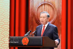 越共中央总书记、国家主席苏林发表越南社会主义共和国国庆81周年纪念讲话。图自越通社