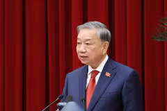越共中央总书记苏林 图自越通社