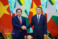 越南政府总理黎明兴会见缅甸总统敏昂莱 图自越通社
