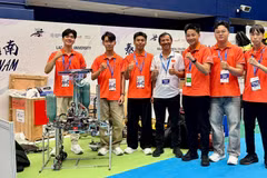 越南参加ABU Robocon 2026的代表队来自雒鸿大学。图：VTV
