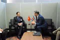 黎怀忠会见哥斯达黎加外长曼努埃尔·托瓦尔·里韦拉 图自越通社