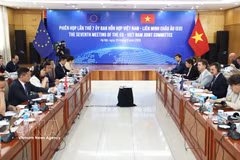 越南与欧盟举行第七次联合委员会会议 图：越通社发