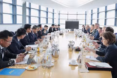 越南共产党与德国社民党举行第11次理论交流 图自越通社